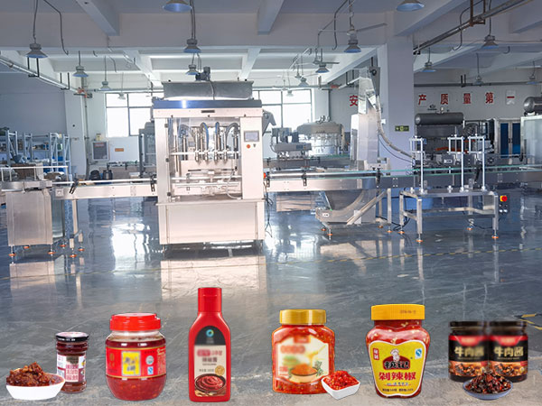 整套颗粒酱自动灌装生产线